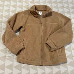 Gap women’s Sherpa jacket Deerfield brown